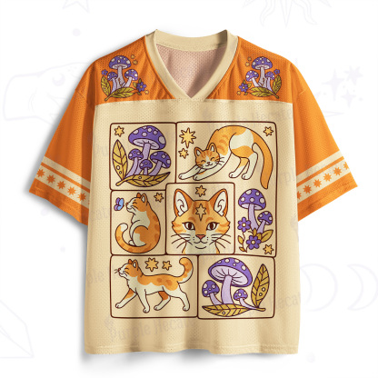 Purplehecate Mushroom Cat Club Mesh Jersey