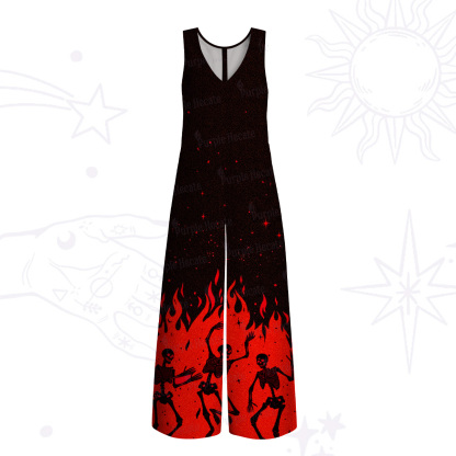 Purplehecate Infernal Revelry Wide Leg Jumpsuit