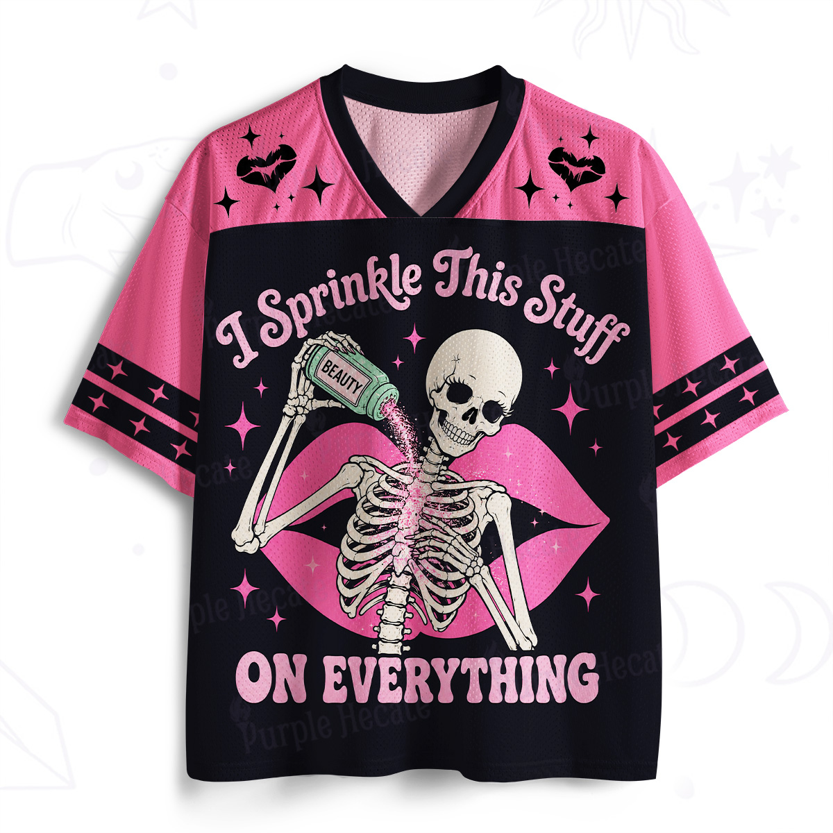 Purplehecate I Sprinkle This Stuff on Everything Mesh Jersey