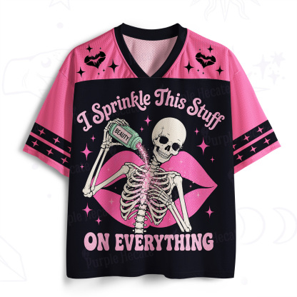 Purplehecate I Sprinkle This Stuff on Everything Mesh Jersey