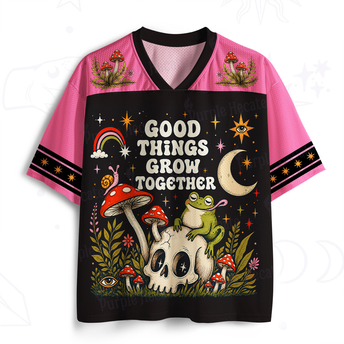 Purplehecate Good Things Grow Together Mesh Jersey