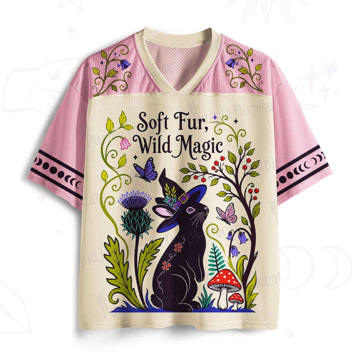 Purplehecate Soft Fur Wild Magic Mesh Jersey