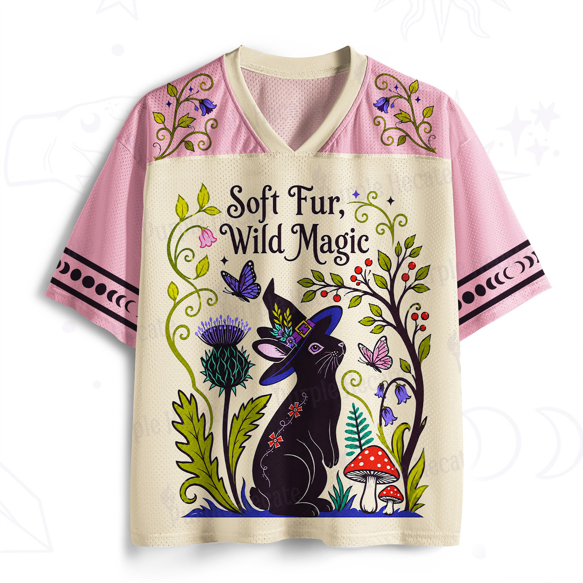 Purplehecate Soft Fur Wild Magic Mesh Jersey