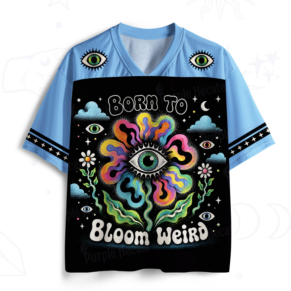 Purplehecate Born To Bloom Weird Mesh Jersey