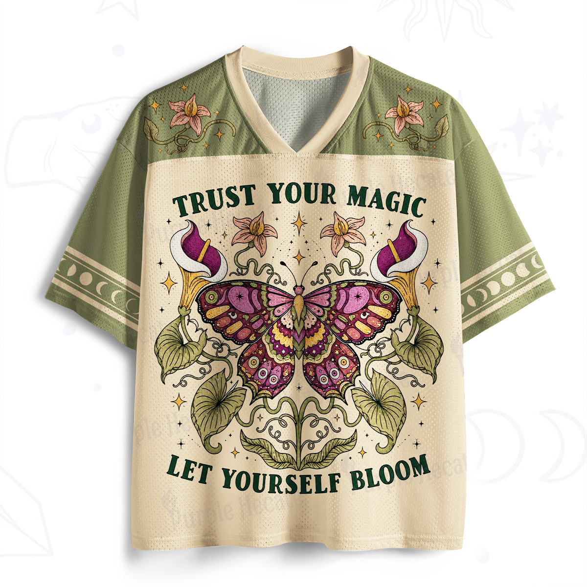 Purplehecate Trust Your Magic Butterfly Mesh Jersey