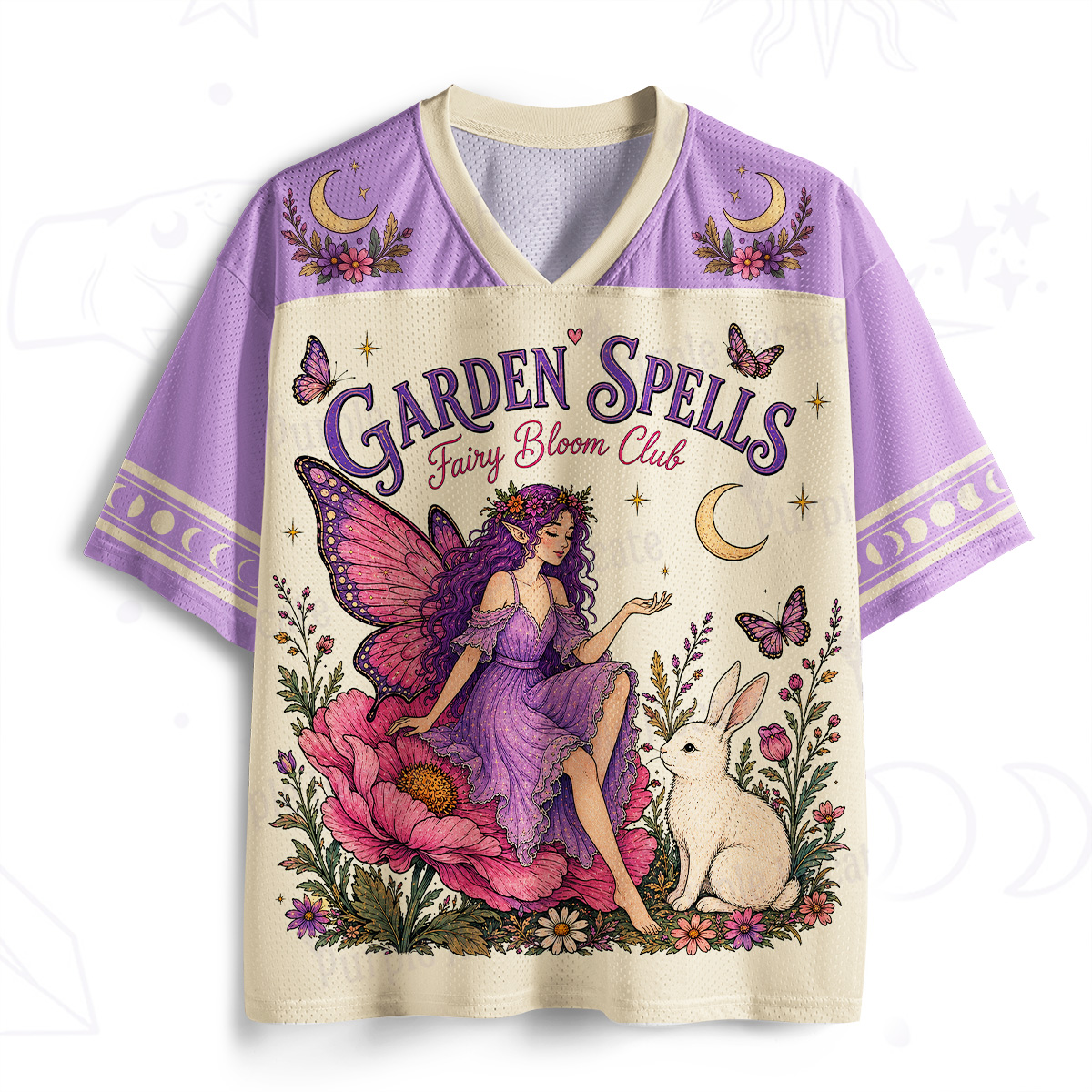 Purplehecate Garden Spells Fairy Bloom Club Mesh Jersey