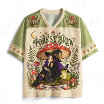 Purplehecate Forest Brew Mushroom Witch Society Mesh Jersey