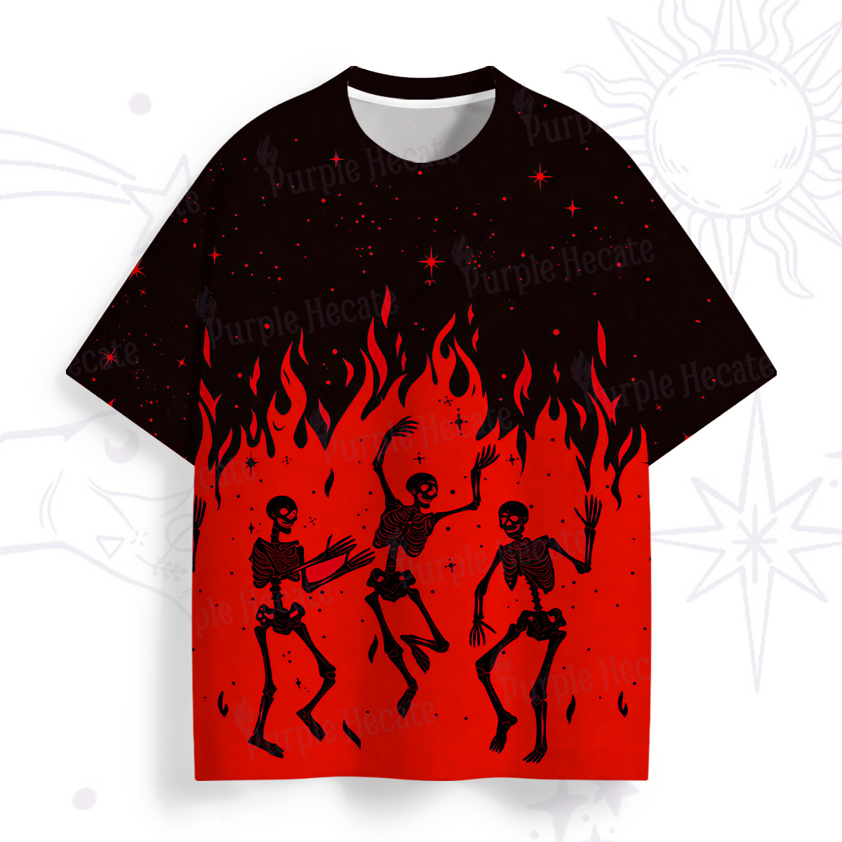 Purplehecate Infernal Revelry All Over Print T-Shirt