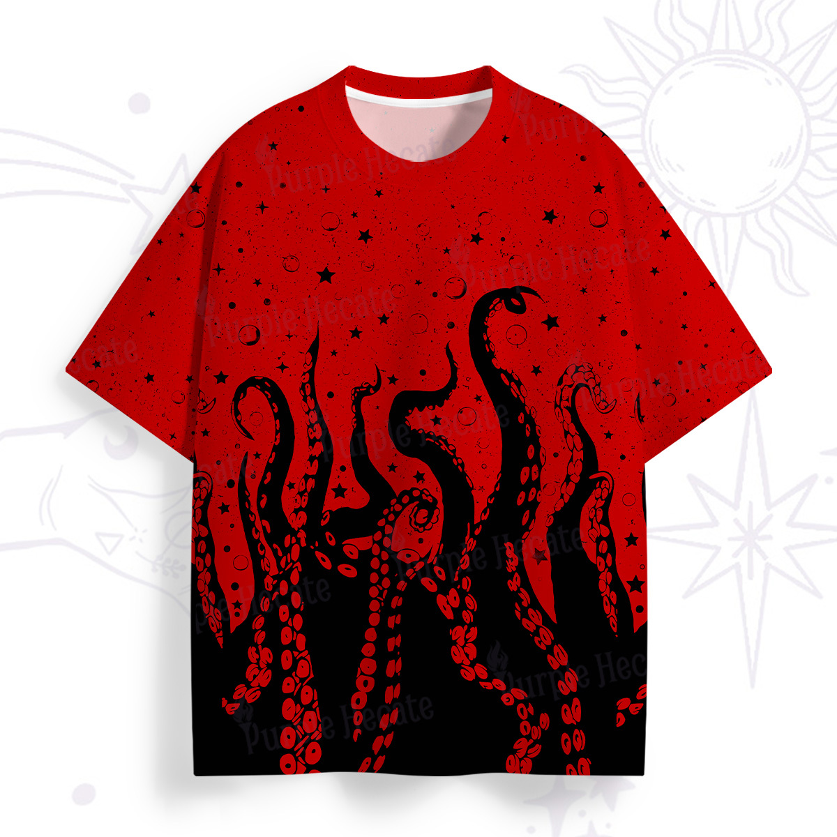 Purplehecate Tentacles of the Deep All Over Print T-Shirt
