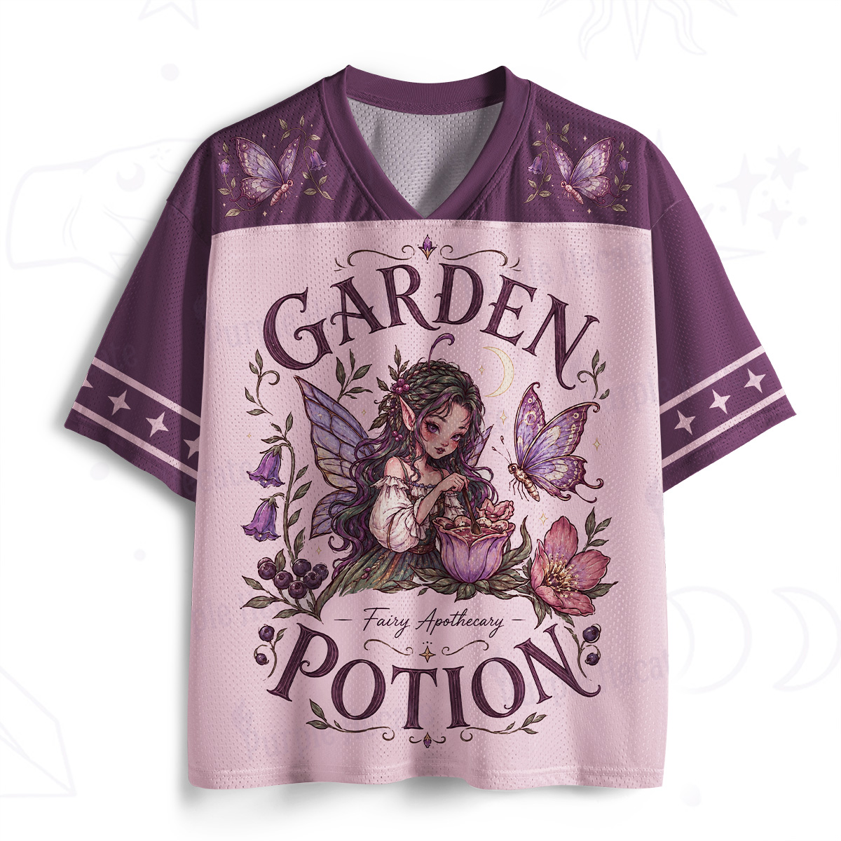 Purplehecate Garden Potion Fairy Apothecary Mesh Jersey