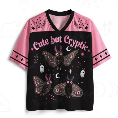 Purplehecate Cute but Cryptic Moth Mesh Jersey