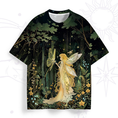Purplehecate Fairy of the Magic Woods All Over Print T-Shirt