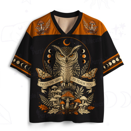 Purplehecate Trust the Dark to Teach You Owl Mesh Jersey