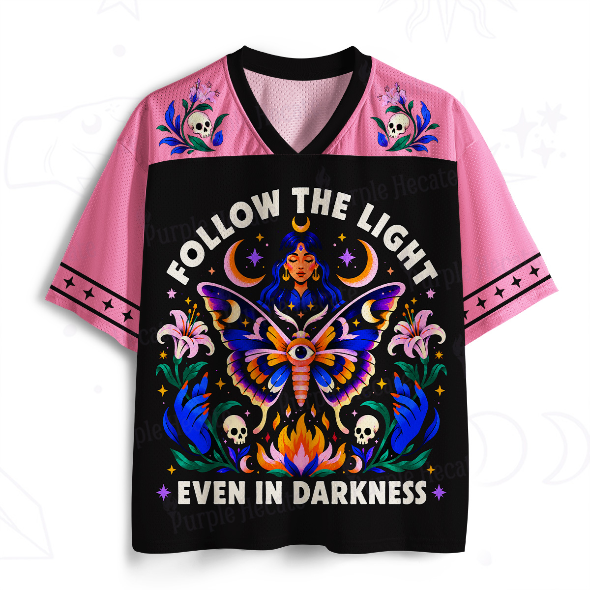 Purplehecate Follow the Light Even in Darkness Mesh Jersey