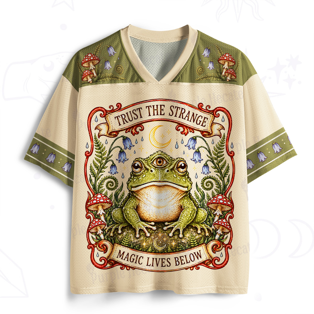 Purplehecate Trust the Strange Frog Magic Mesh Jersey