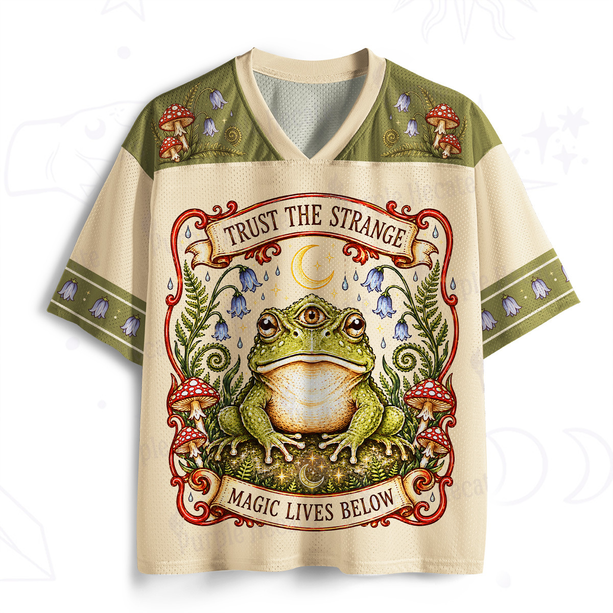 Purplehecate Trust the Strange Frog Magic Mesh Jersey