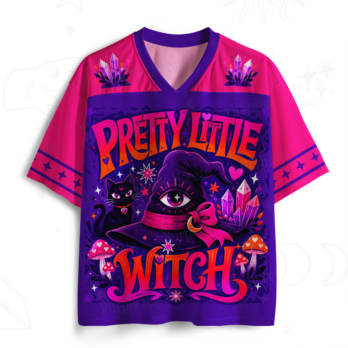 Purplehecate Pretty Little Witch Mesh Jersey