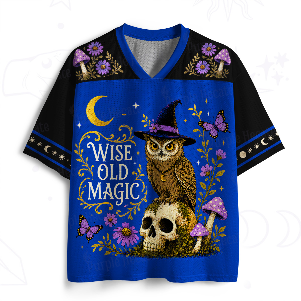 Purplehecate Wise Old Magic Owl Mesh Jersey
