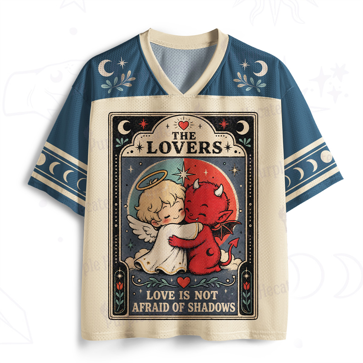 Purplehecate The Lovers Angel & Devil Mesh Jersey