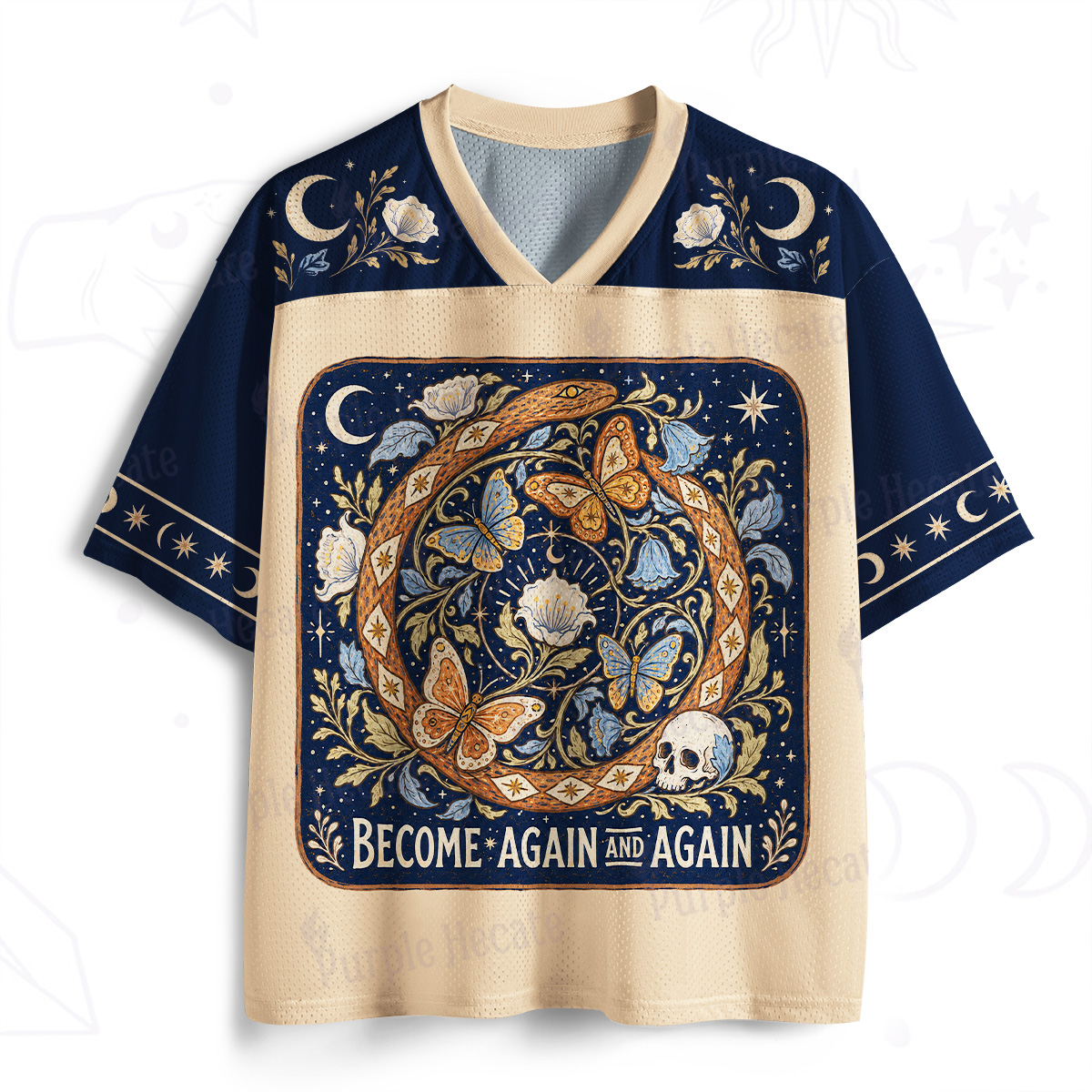 Purplehecate Become Again and Again Mesh Jersey
