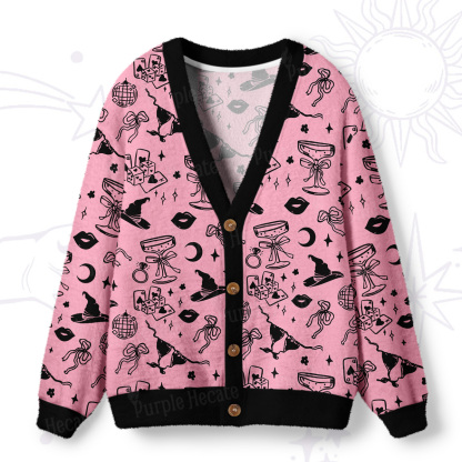 Purplehecate Witch’s Night Out Ugly Cardigan Sweaters