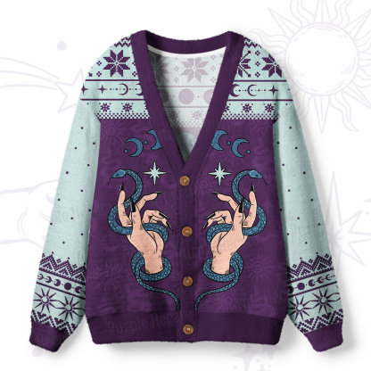 Purplehecate Stay Weird Ugly Cardigan Sweaters