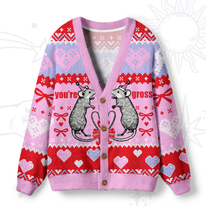 Purplehecate You're Gross Ugly Cardigan Sweaters