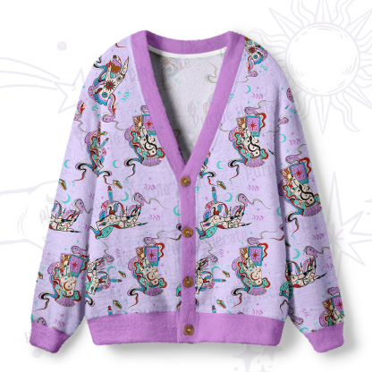 Purplehecate Astrological Secrets Ugly Cardigan Sweaters