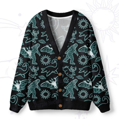 Purplehecate Cryptid Ugly Cardigan Sweaters