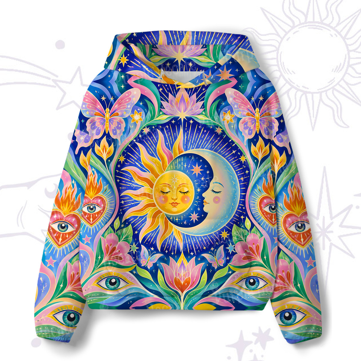 Magic Purplehecate Tipsy Goose Wine Party All-Over Print Hoodie