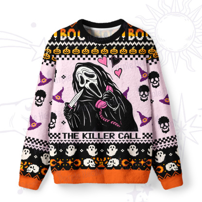 Purplehecate The Killer Call Ugly Halloween Sweatshirts