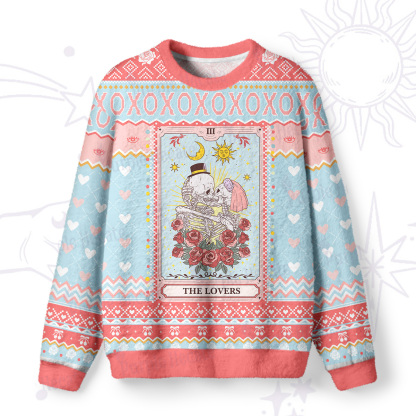 Purplehecate The Lover Tarot Ugly Valentine Sweatshirt