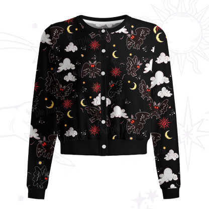 Purplehecate Cryptid Mothman Knit Cardigan