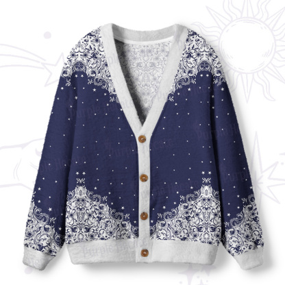 Purplehecate Midnight Star Ugly Cardigan Sweaters