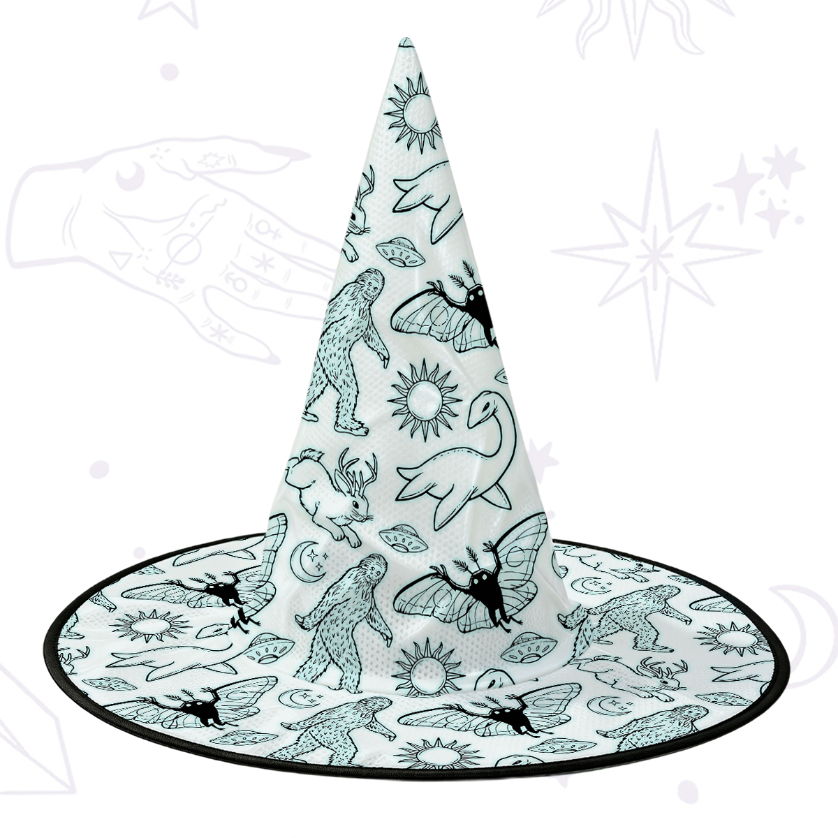 Purplehecate Cryptid Witch Hat