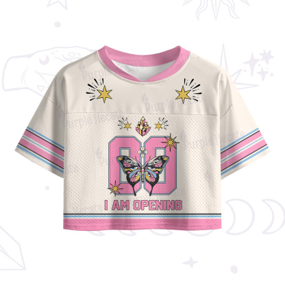 Purplehecate I Am Opening Crop Sports Jersey