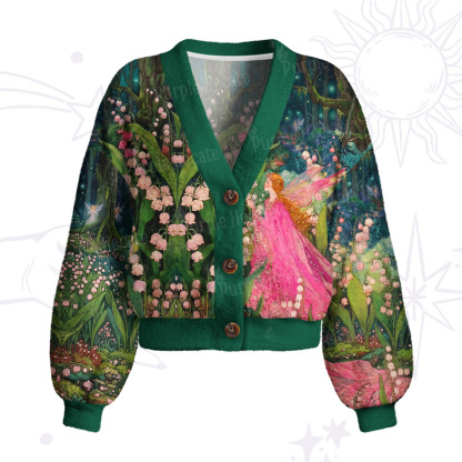 Purplehecate Mystic Secret Lily Fairy Forest Cardigan Sweaters