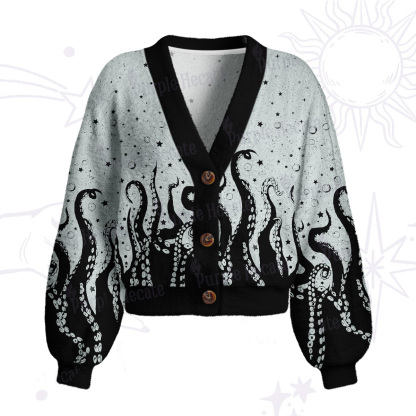 Purplehecate Tentacles of the Deep Cardigan Sweaters