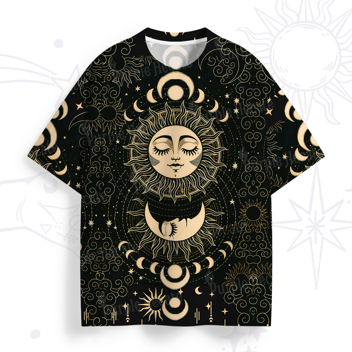 Purplehecate Lunar Eclipse All Over Print T-Shirt