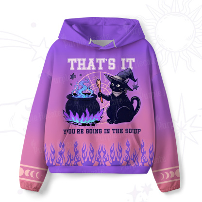 Purplehecate That's It You're Going In The Soup All-Over Print Hoodie