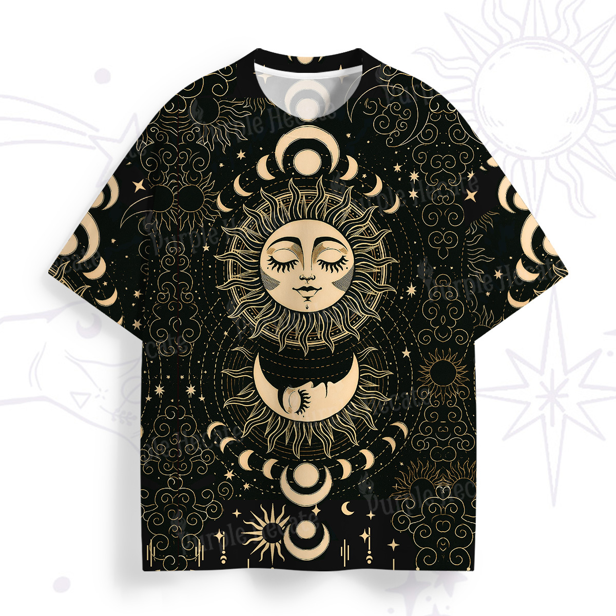 Purplehecate Lunar Eclipse All Over Print T-Shirt