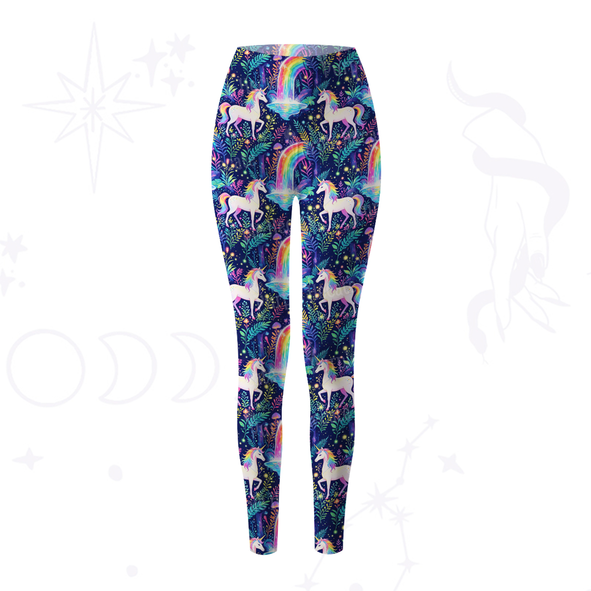 Purplehecate Rainbow Forest Unicorn Magic Yoga Pants