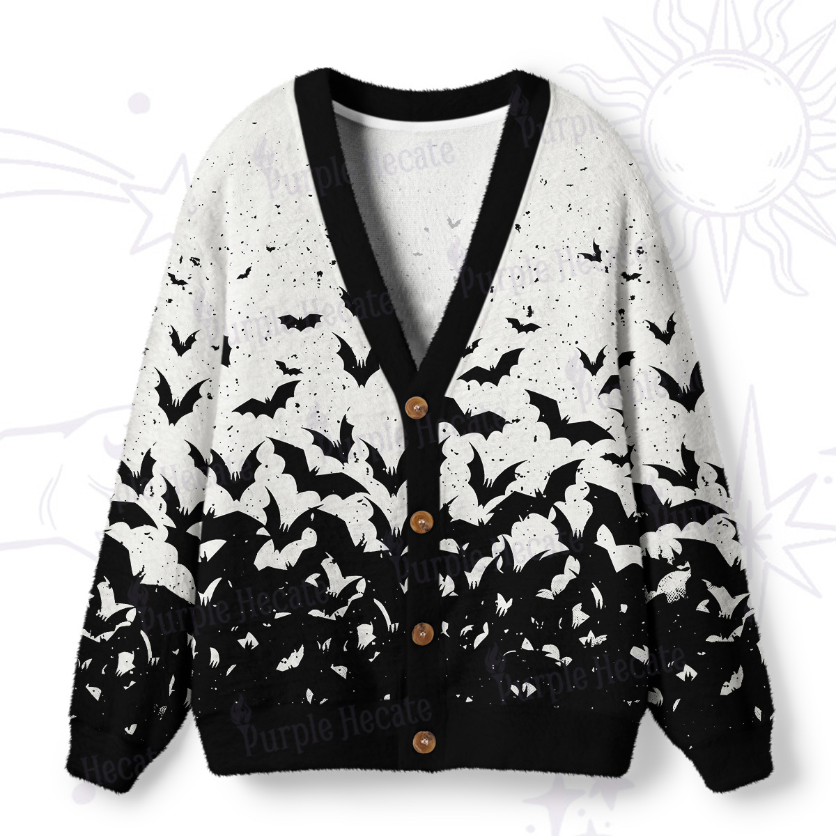 Purplehecate That's It You're Going In The Soup Ugly Cardigan Sweaters