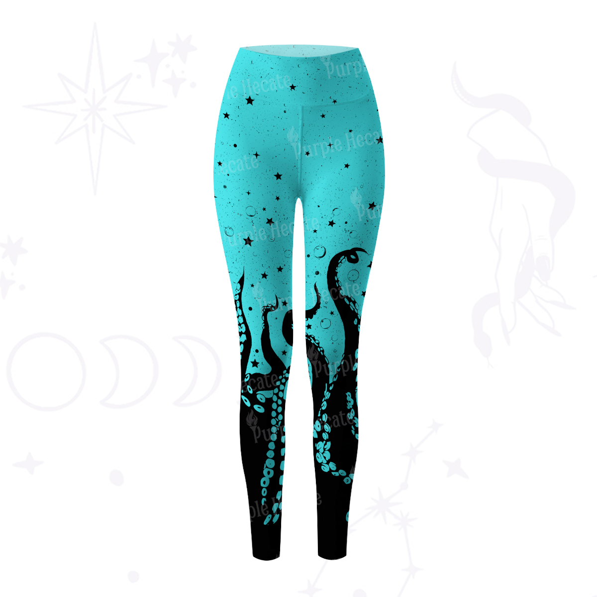 Purplehecate Tentacles of the Deep Yoga Pants