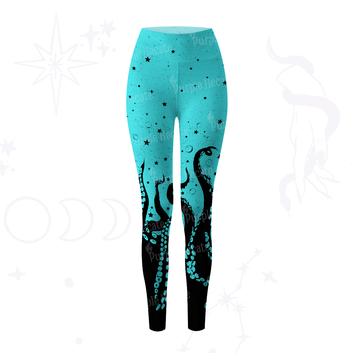 Purplehecate Tentacles of the Deep Yoga Pants
