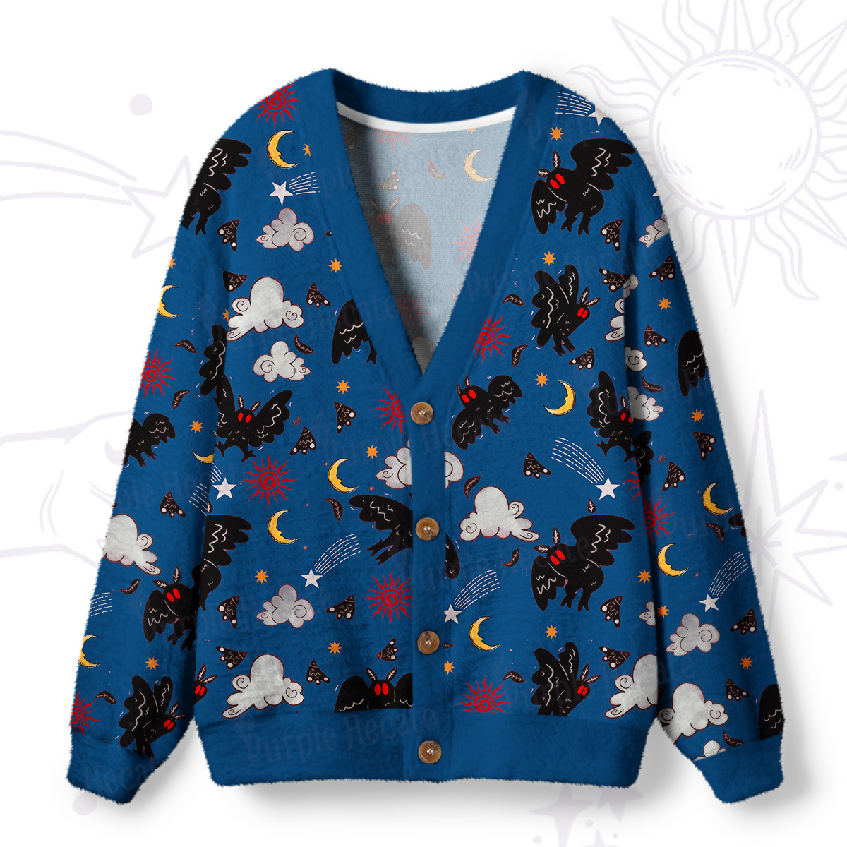 Purplehecate That's It You're Going In The Soup Ugly Cardigan Sweaters