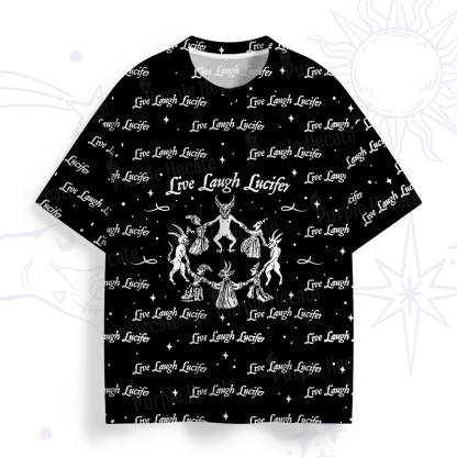 Purplehecate Live Laugh Lucifer All Over Print T-Shirt