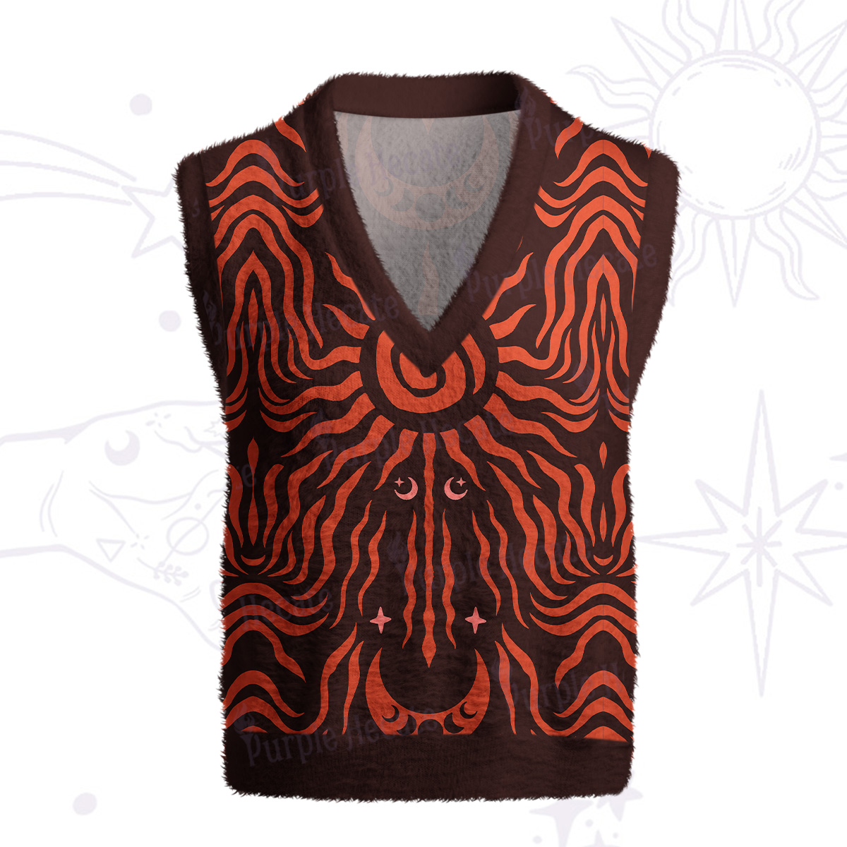 Purplehecate Solar Ritual Ugly Sweater Vest