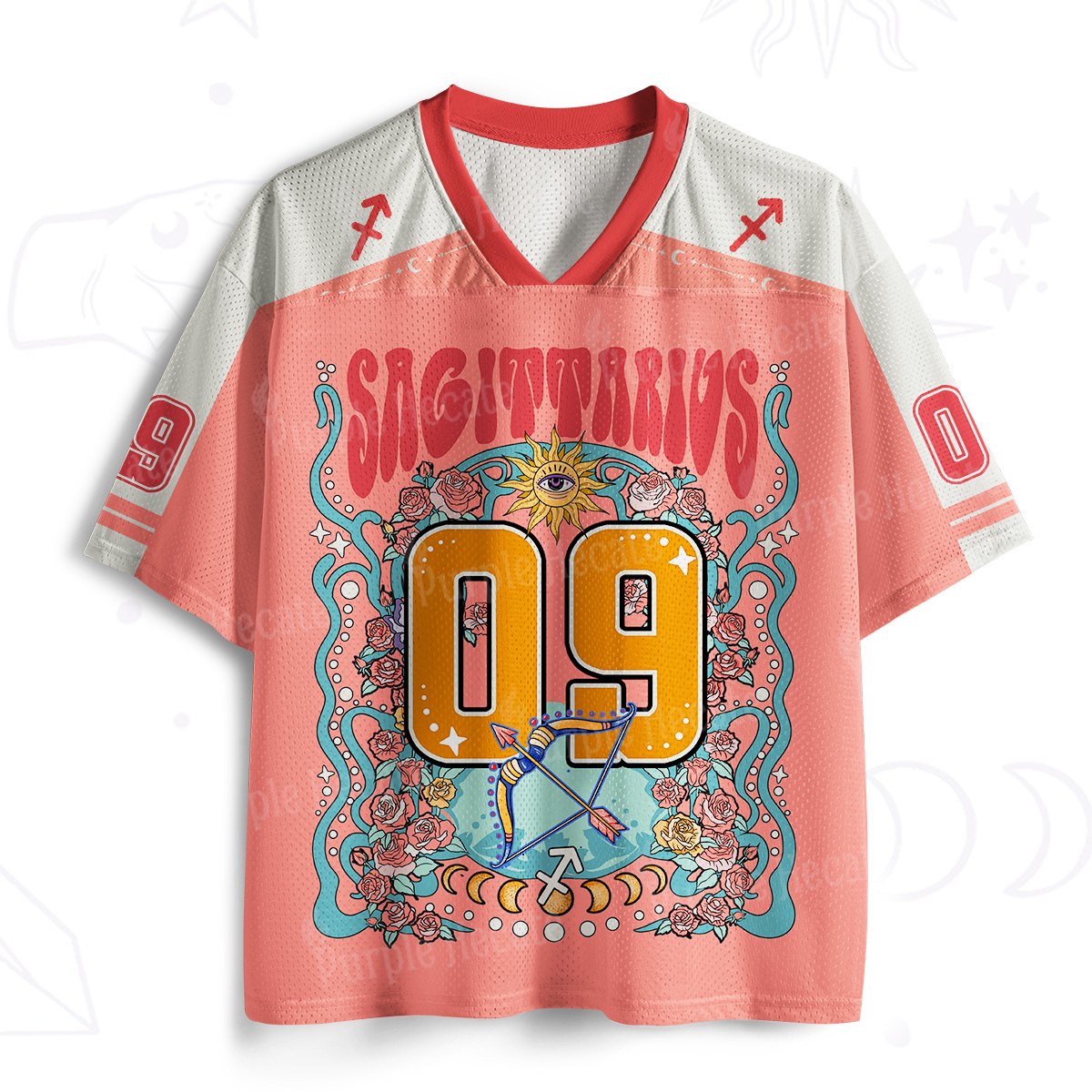 Purplehecate Sagittarius Spirit Zodiac Mesh Jersey