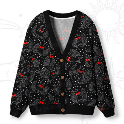 [Copy]Purplehecate Lazy Day Garden Cats Ugly Cardigan Sweaters